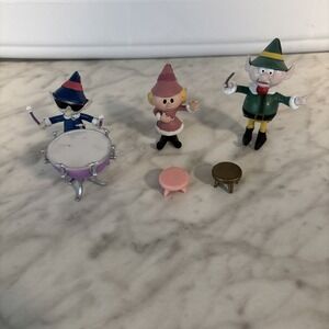 Rudolph the Red Nosed Reindeer Elf Band Figurines